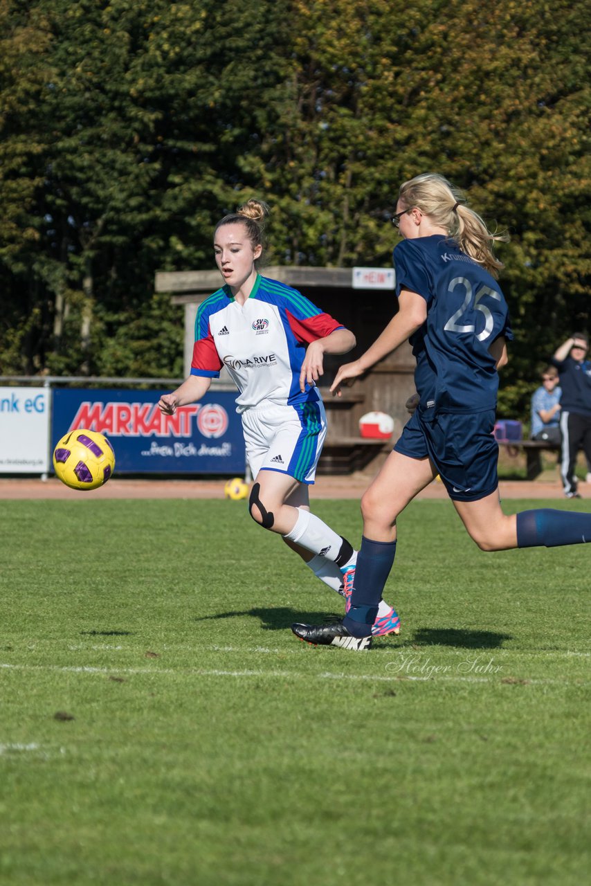 Bild 397 - B-Juniorinnen Krummesser SV - SV Henstedt Ulzburg : Ergebnis: 0:3